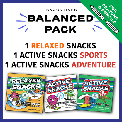 Balanced Pack for Crayons & Pencils - Relaxed & Active (Sports & Adventure)