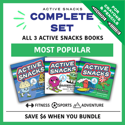 Complete Set of Active Snacks Made for Crayons & Pencils