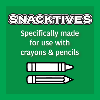Relaxed Snacks Coloring Book for Crayons & Pencils
