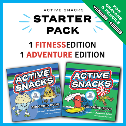 Starter Pack for Crayons & Pencils - Fitness & Adventure