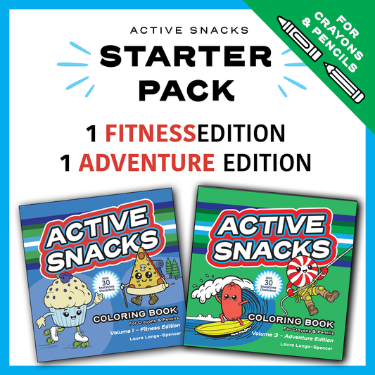 Starter Pack for Crayons & Pencils - Fitness & Adventure
