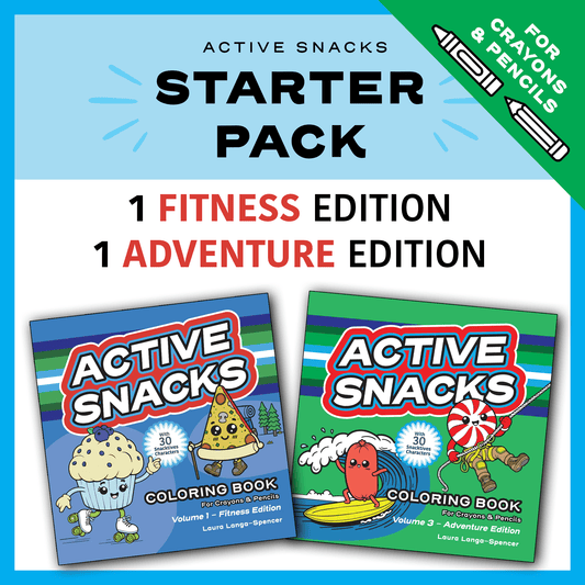 Starter Pack Made for Crayons & Pencils (Fitness & Adventure)