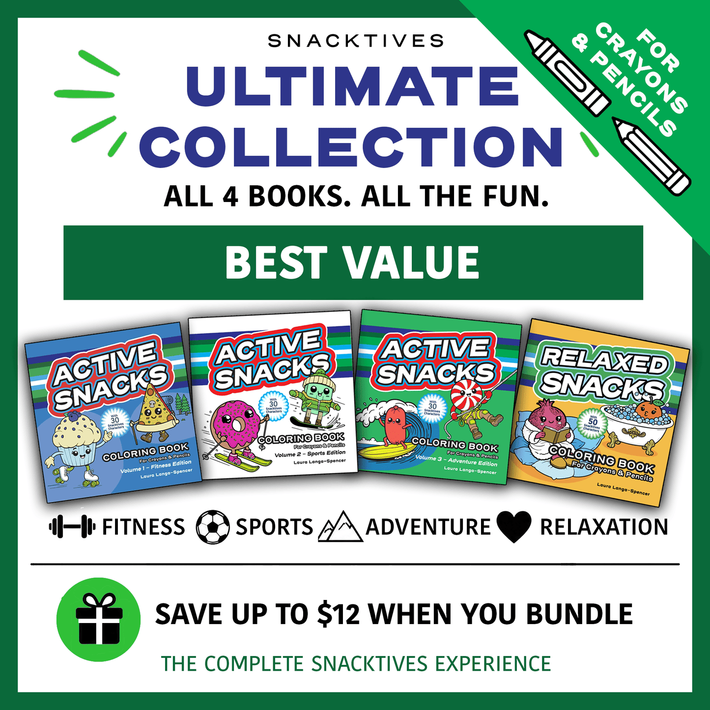 Ultimate Collection of Snacktives for Crayons & Pencils